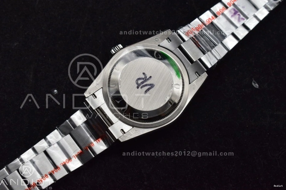 Bracelet vr3255 on Weight) Steel President 904L 36 Crystal SS QF Dial Edition Best (Gain DayDate Blue V5 0412